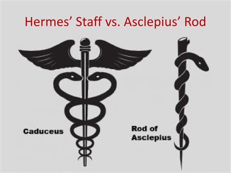 staff of asclepius vs staff of hermes|asclepius god of medicine.